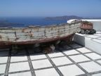 Old boat in Imerovigli