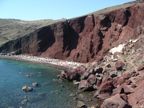 Red sand beach