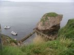 Along the cliffs