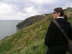 Along the cliffs