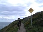 Along the cliffs