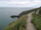 Along the cliffs