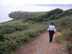 Along the cliffs