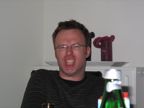 Bart showing his teeth. Don't remember why.